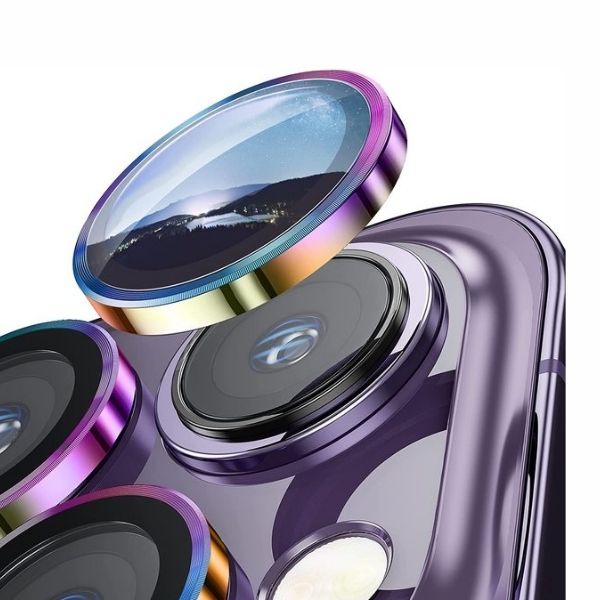 2X Pelicula Camera Lente Para iPhone 14 / 14 Plus - Protecao e Beleza Juntos