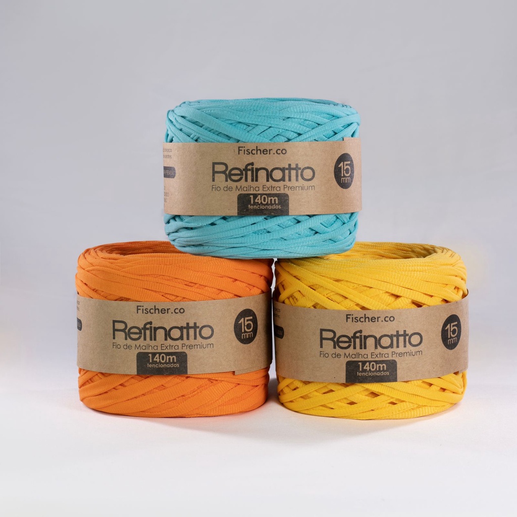 Fio de Malha Extra Premium Refinatto 15mm - 140 metros - p/ Amigurumi em Oferta na Shopee