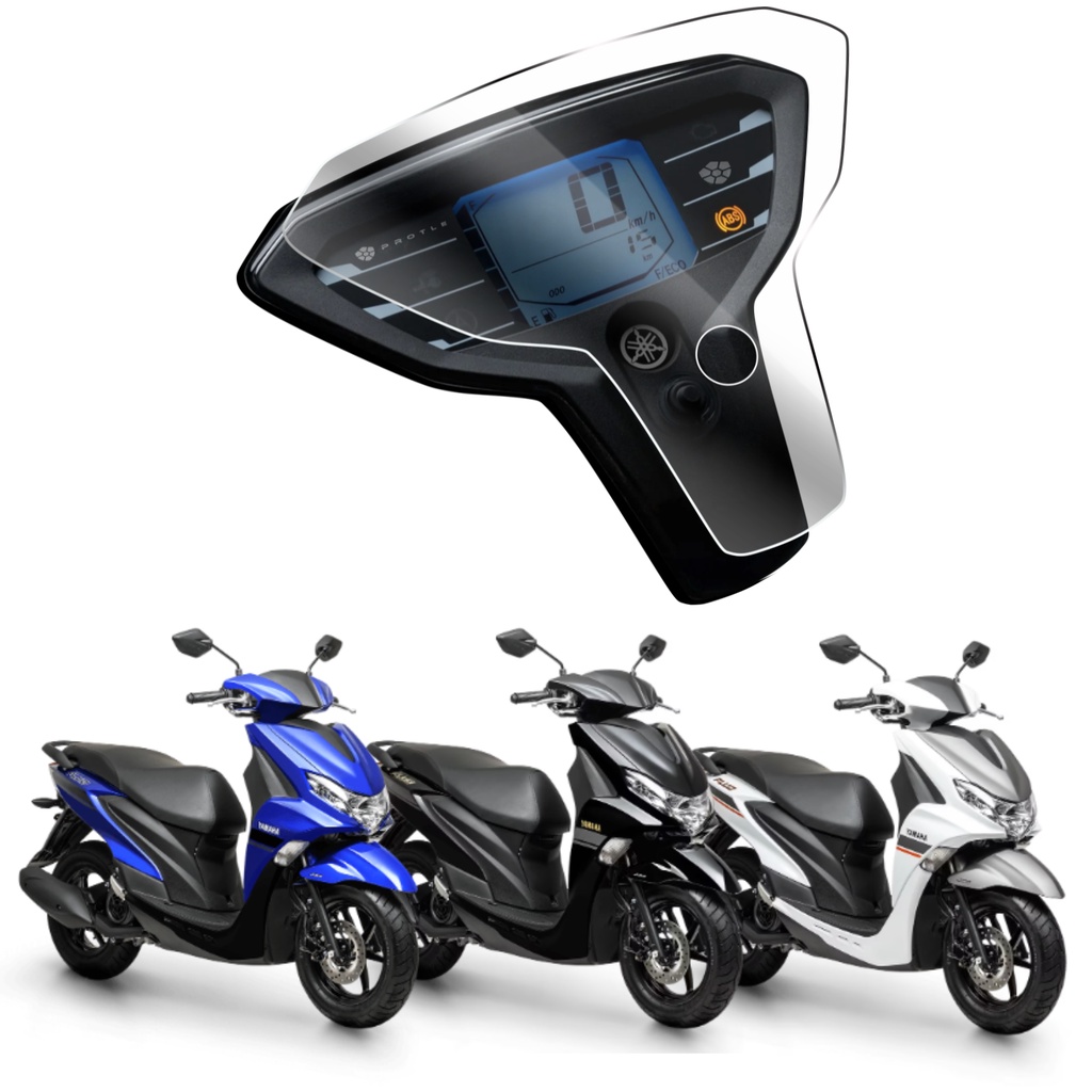 Pelicula Protetora Anti Risco Painel Nova Scooter Yamaha Fluo ABS 125 2022 2023