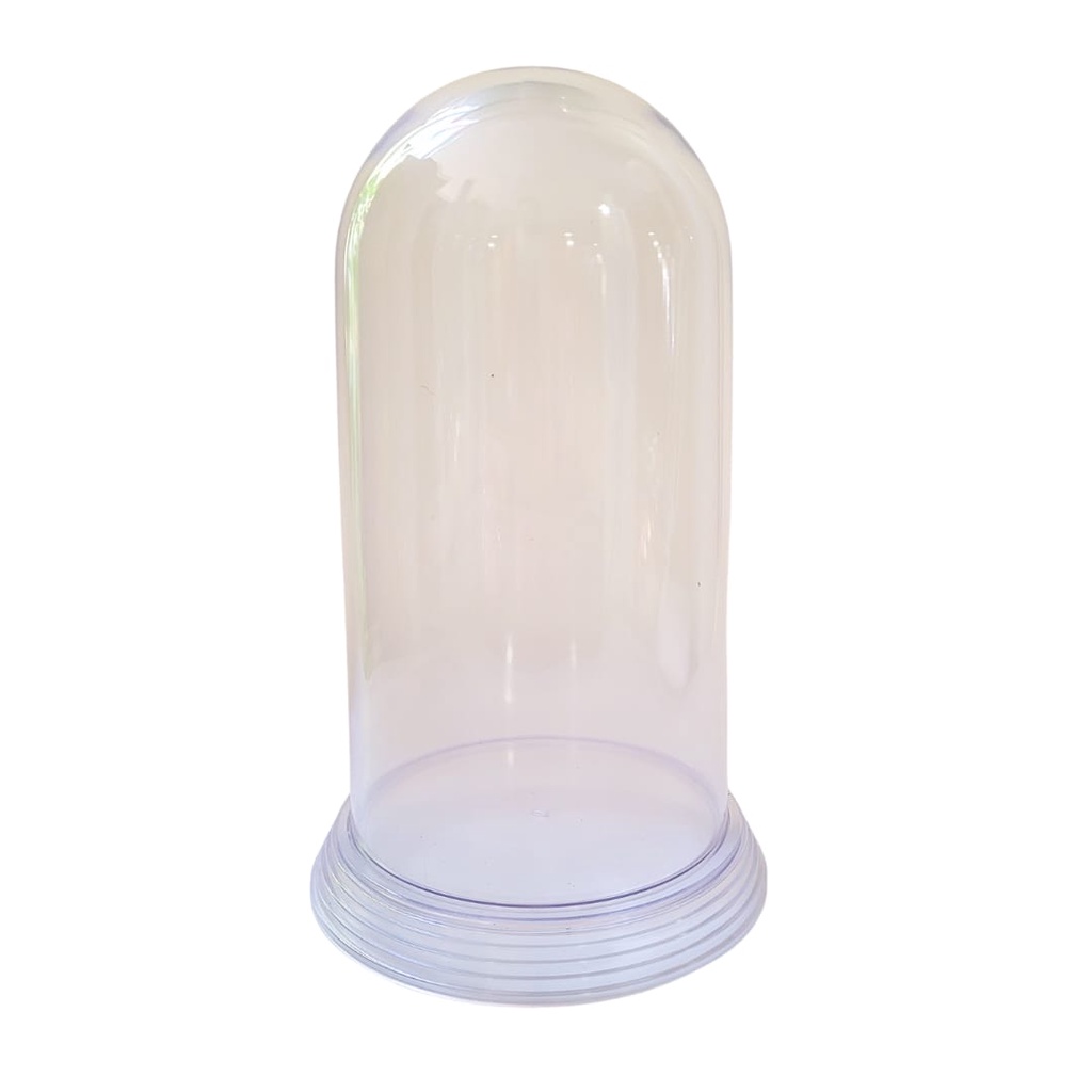 4 Redomas GG Cúpula de acrílico base Ouro ou Cristal 17 x 28 cm Cápsula A Bela E A Fera Decoração Festa