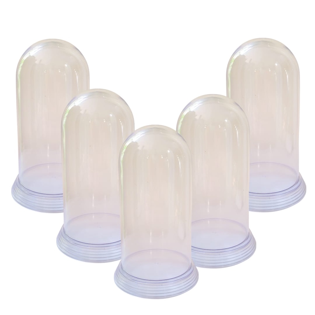 15 Redomas GG Cúpula de acrílico base Ouro ou Cristal 17 x 28 cm Cápsula A Bela E A Fera Decoração Festa Atacado Revenda