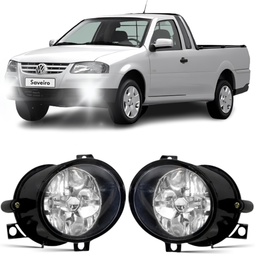 Farol Milha Volkswagen Saveiro G4 2006 2007 2008 2009 em Oferta na Shopee