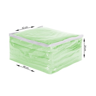 Kit 2 Saco Organizador Closet Edredon Cobertor C/ Ziper em Oferta na Shopee