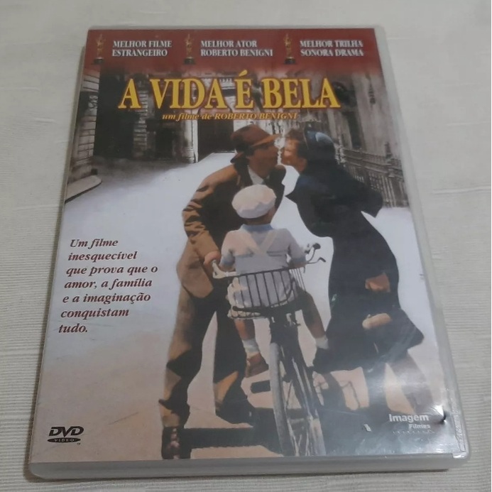 DVD Filme A Vida É Bela - Roberto Benigni