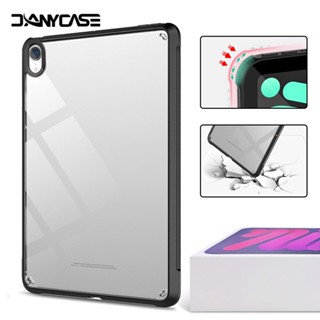 DANYCASE Para iPad Mini 6 Capa 10.2 9/8/7a Geração 9.7 5/6 Gen Air 4/5 10.9 10.5 Pro 11 2o 3o Lápis Carregamento PU Transparente Ultra Fina Anti-Impacto