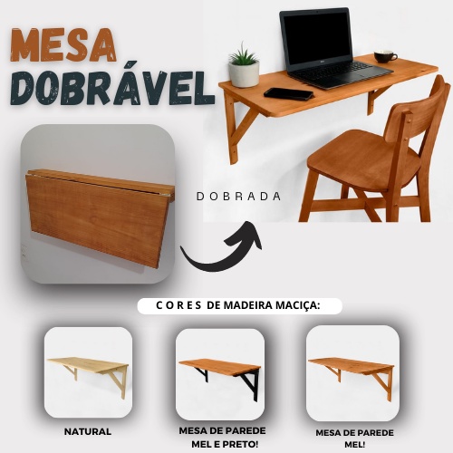 mesa de parede dobravel