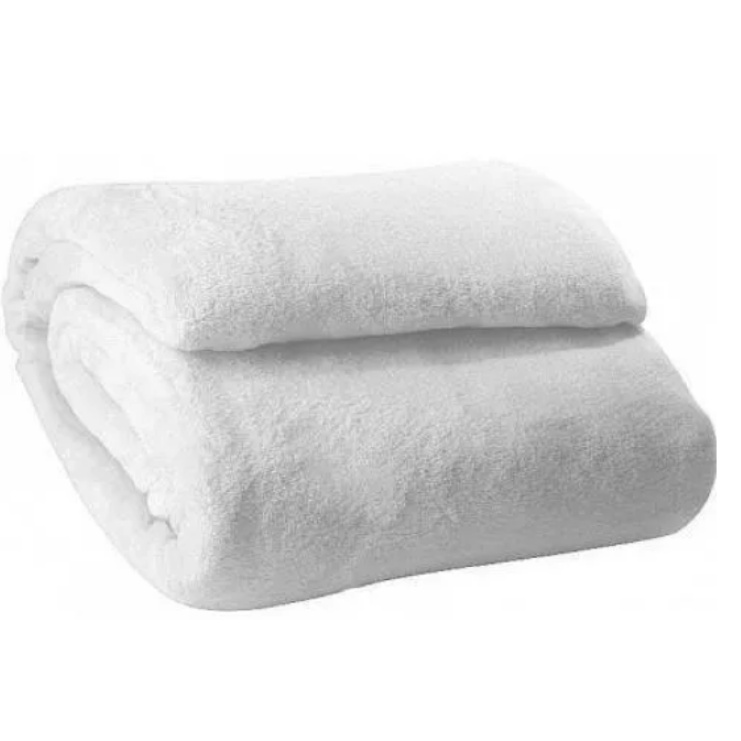 Manta Cobertor Casal 2,40 x 1,80 Soft Microfibra  Branco
