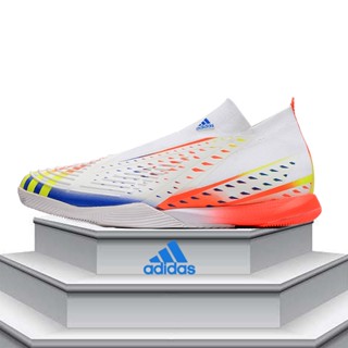 Botas De Futebol De Futsal Masculino De Couro PredatorEdge . 1 IC Laceless Tênis De Futebol Originais Salão Quadra 39-45