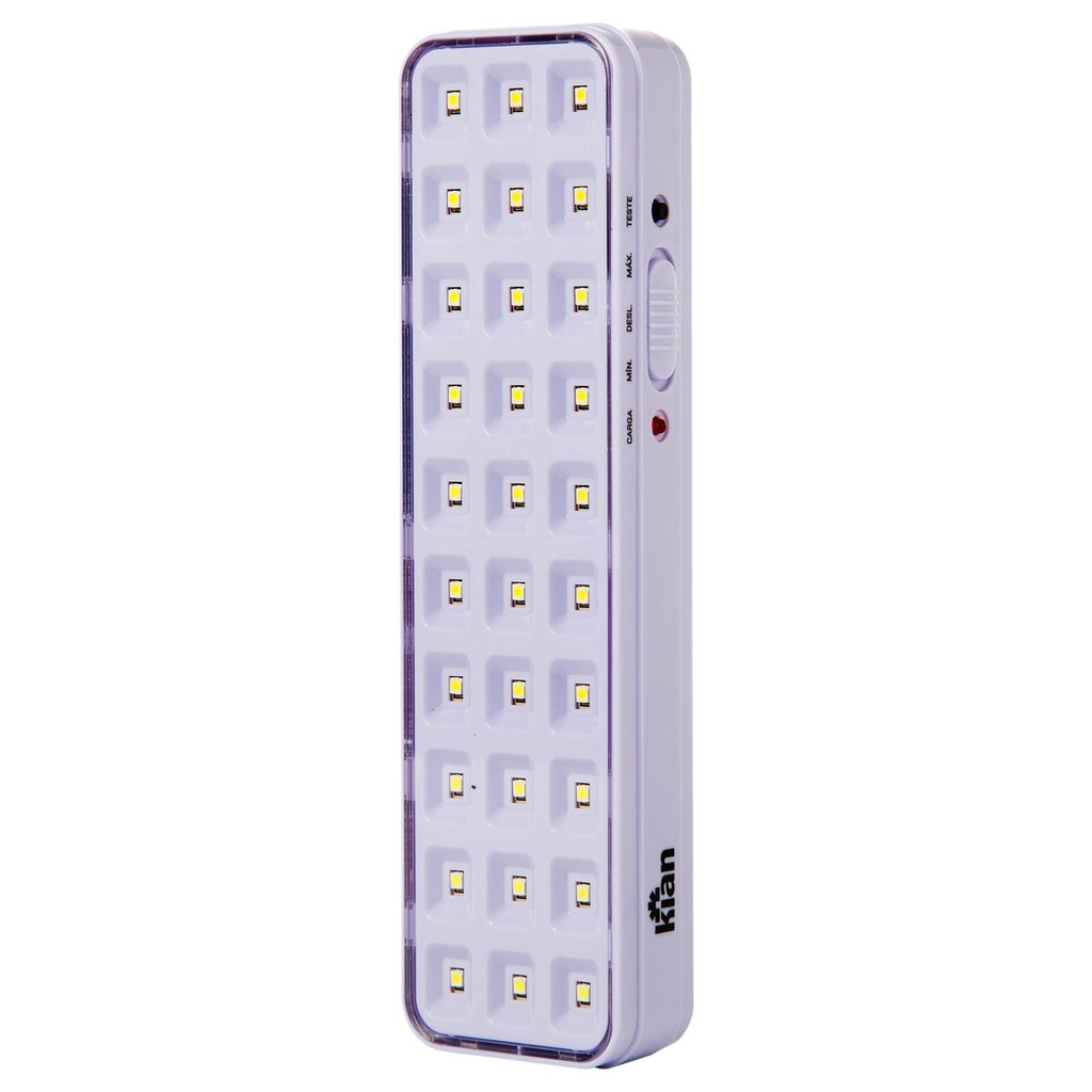 Luminária De Emergência Recarregável 30 Led Bivolt Elgin - Home & Living