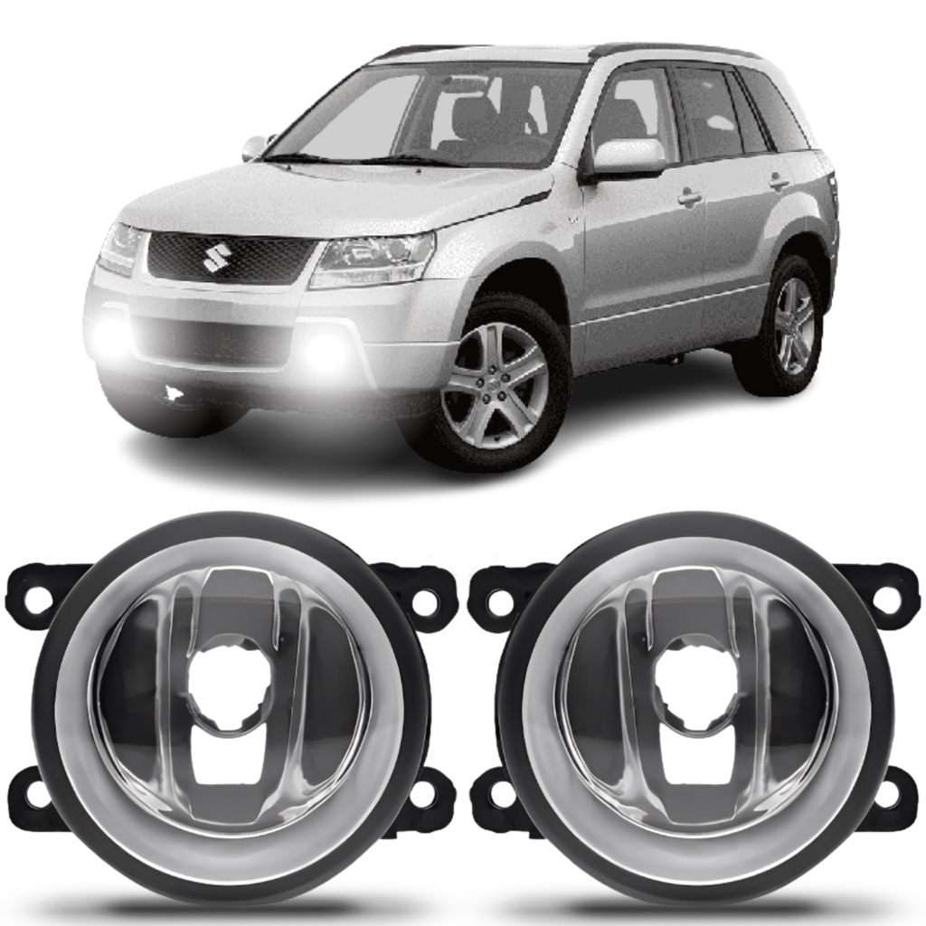 Par Farol Milha Suzuki Grand Vitara 2008 2009 2010 2011 2012 em Oferta na Shopee