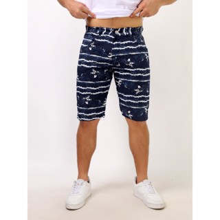 Bermuda Short Masculino Esporte Fino Estampada com bolso embutido estilo social - Sport fino