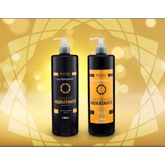 Kit Shampoo 1L + Condicionador 1L Premisse Linha Hidratação em Oferta na Shopee