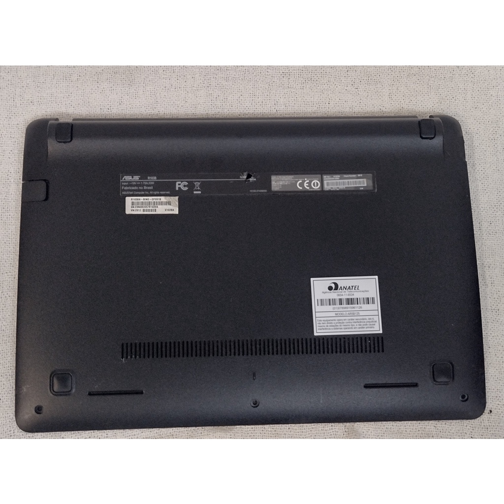 Carcaça Base Inferior Do Netbook Asus R103b