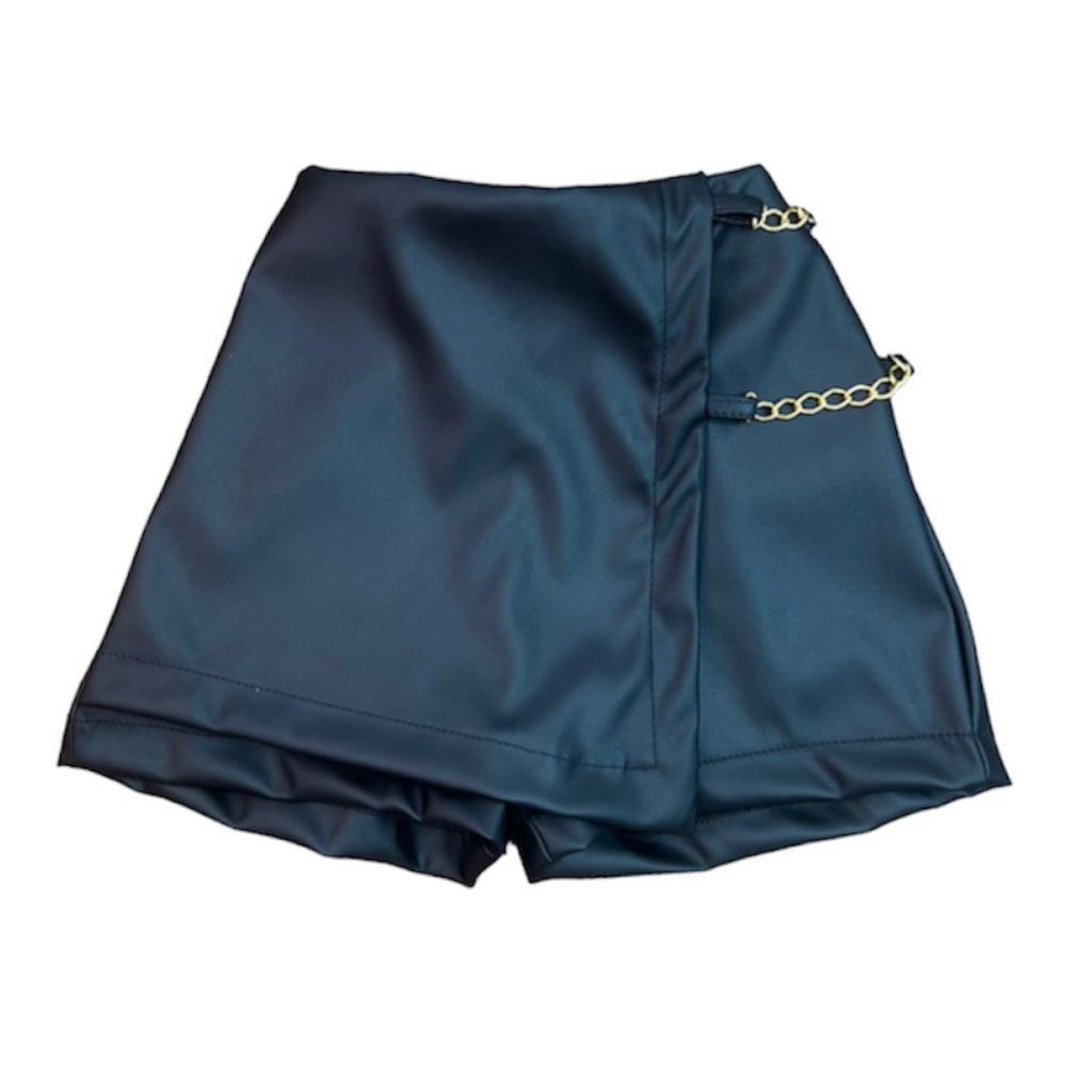 Short Saia Infantil Feminino Outono Inverno Lançamento Kids