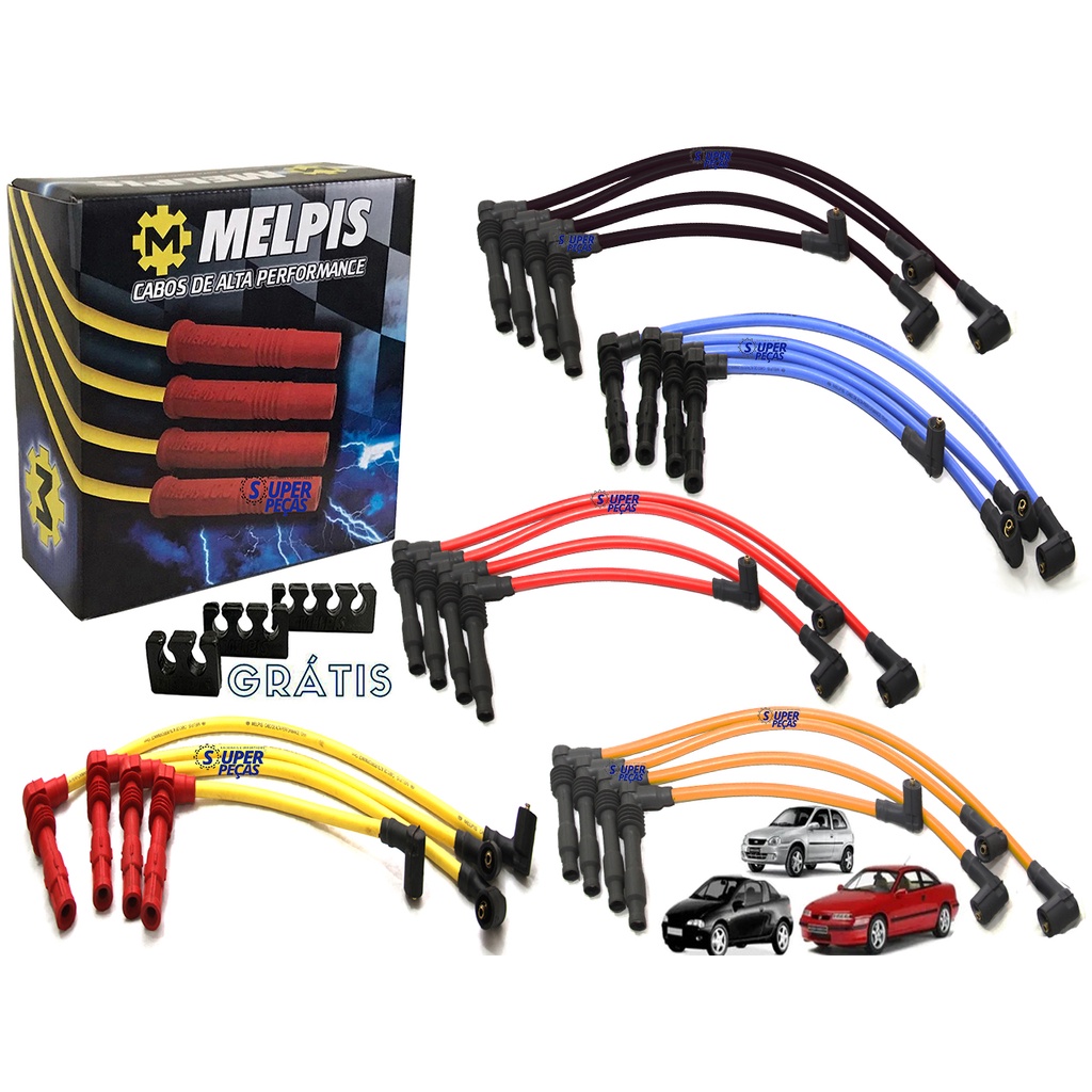 Cabo De Vela Esportivo 10mm Corsa 1.0/1.6 16V Tigra 1.6 16V Calibra 2.0 16v 1.0/1.6/2.0 POWERTECH/X20XEv 16v