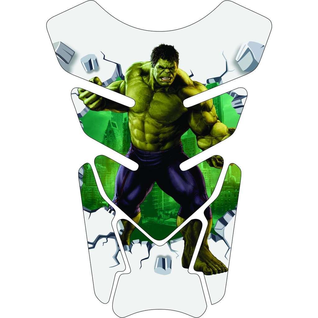 Protetor De Tanque Moto Resinado Tankpad O incri/vel Hulk Varios Modelos