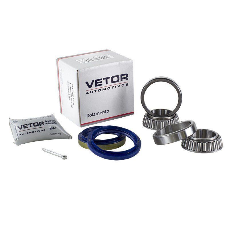 Kit de Rolamento de Roda Dianteira Ford: Escort 1.6 e 1.8, Verona 83 a 96. VW: Apollo 90 a 92.