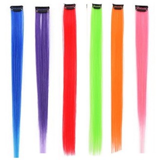 Mecha Aplique Tic Tac Colorida Mecha De Cabelo Várias Cores