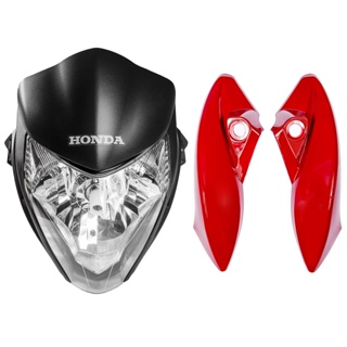 Farol Frente Completo Compatível CB 300R Vermelho em Oferta na Shopee