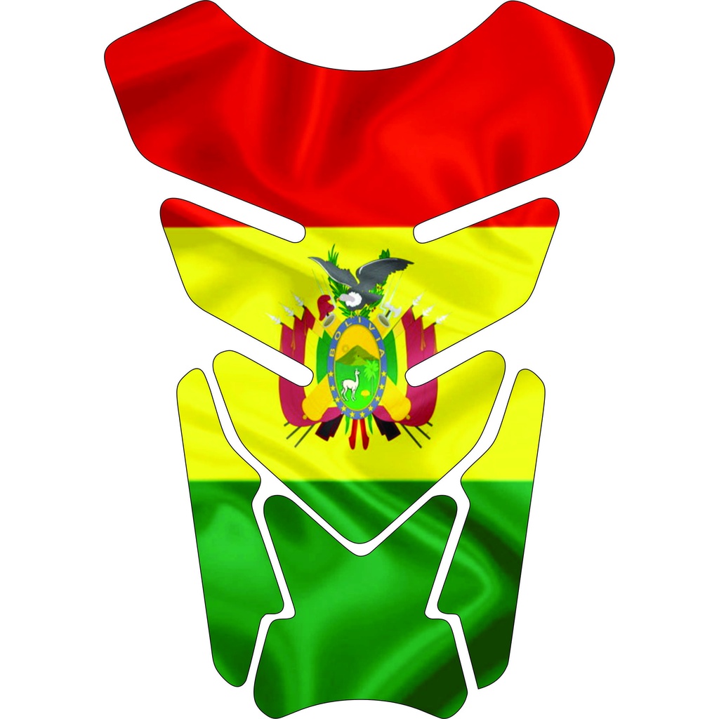 Protetor De Tanque Moto Resinado Tankpad Bandeira Países Varios Modelos