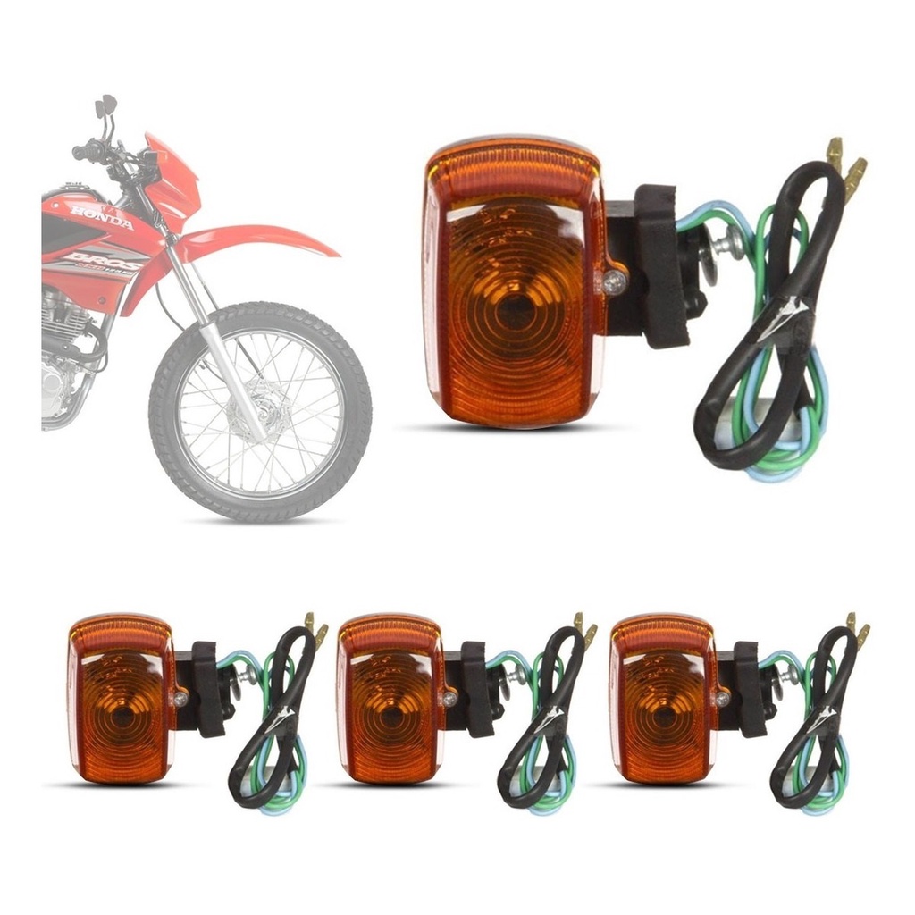 Kit 4 Piscas Nxr Bros 125 150 2003 2004 2005 2006 2007 2008 em Oferta na Shopee