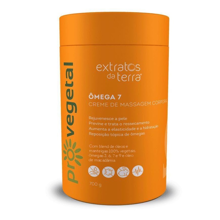 Pro Vegetal Creme Massagem Corporal Ômega 7 700 G - Extratos da Terra