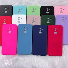 Capinha Aveludada Sam J8 Plus/ J8/ J7 Pro Colorida