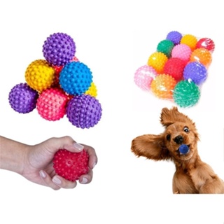 Bola Bolinha Fisioterapia Anti Stress Massagem Mão Massageadora Bola Pet Brinquedo Cores Sortidas d em Oferta na Shopee