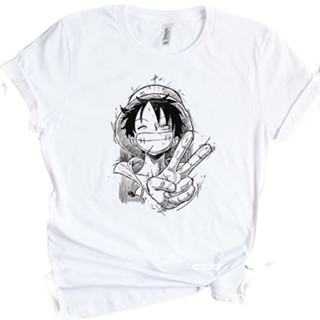 Camiseta Unissex Anime One Piece Poliéster