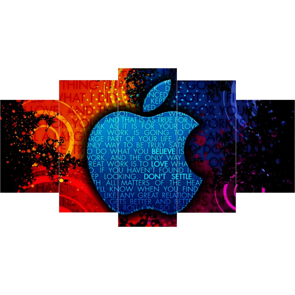 QUADRO DECORATIVO MAÇA DA APPLE APLE em Oferta na Shopee