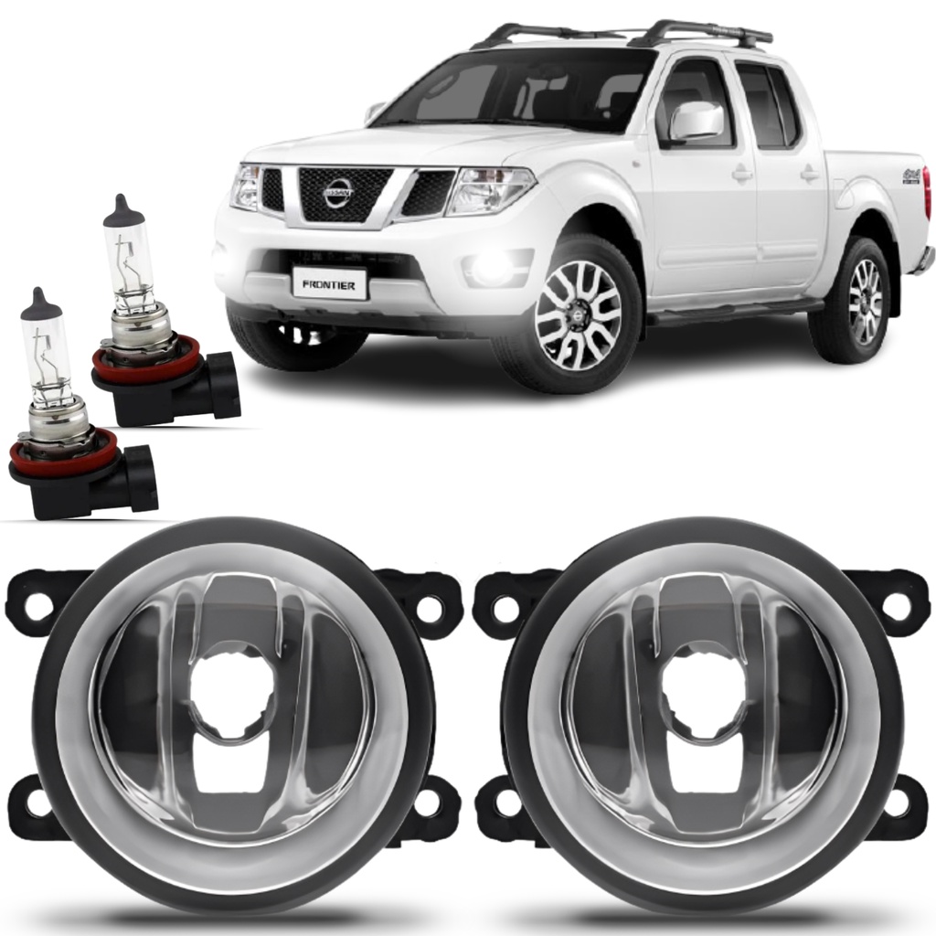 Par Farol Milha Nissan Frontier 2008 2009 2010 2011 2012 2013 2014 2015 + Lâmpada