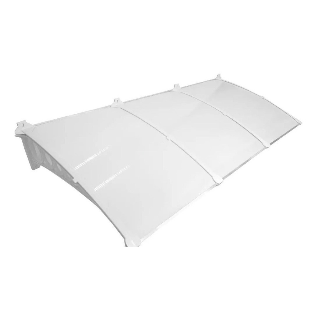 Toldo Policarbonato 3,40x0,70m - Cobertura para Janelas e Portas - Escolha a cor!