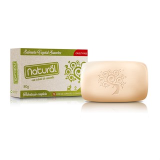 Sabonete Orgânico Natural Vegano de Camomila 80gr - Suavetex