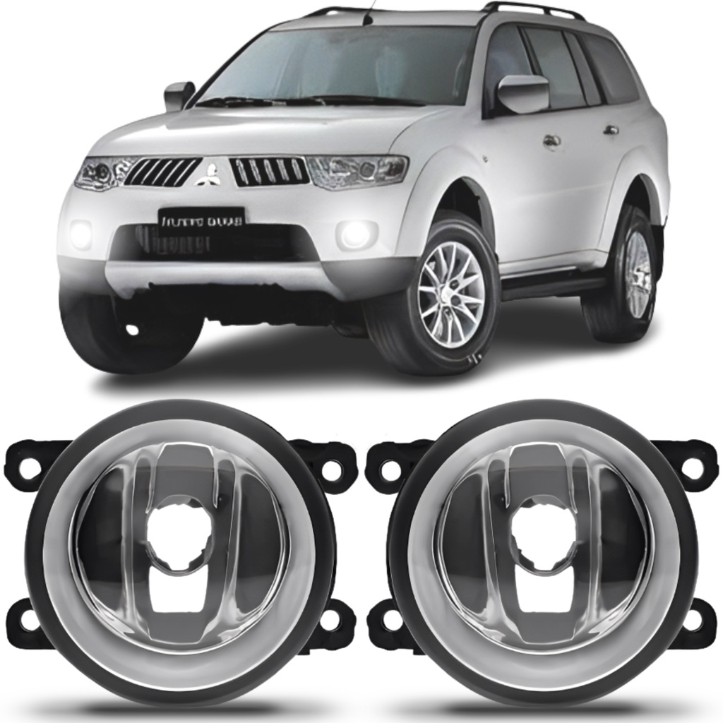 Par Farol Milha Mitsubishi Pajero Dakar 2009 2010 2011 2012 2013