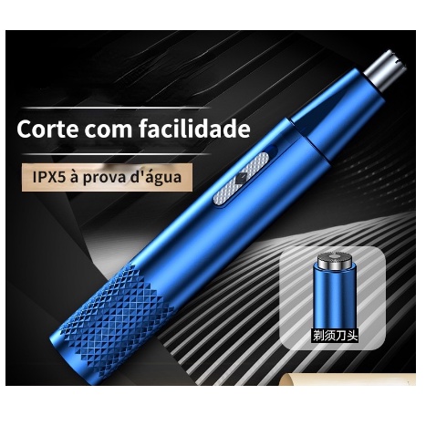 Aparador Elétrico Recarregável, para pelos do Nariz, Orelhas e Barba - Masculino em Oferta na Shopee