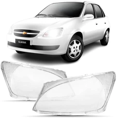 Par/UN Lente Farol Corsa Classic 2011 2012 2013 2014 2015 2016 Lentes