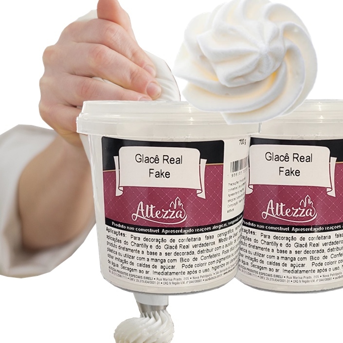 Chantilly Fake ou Glacê Real Fake 1,400 kgs Altezza para Confeitaria Cenográfica NÃO COMESTIVEL em Oferta na Shopee