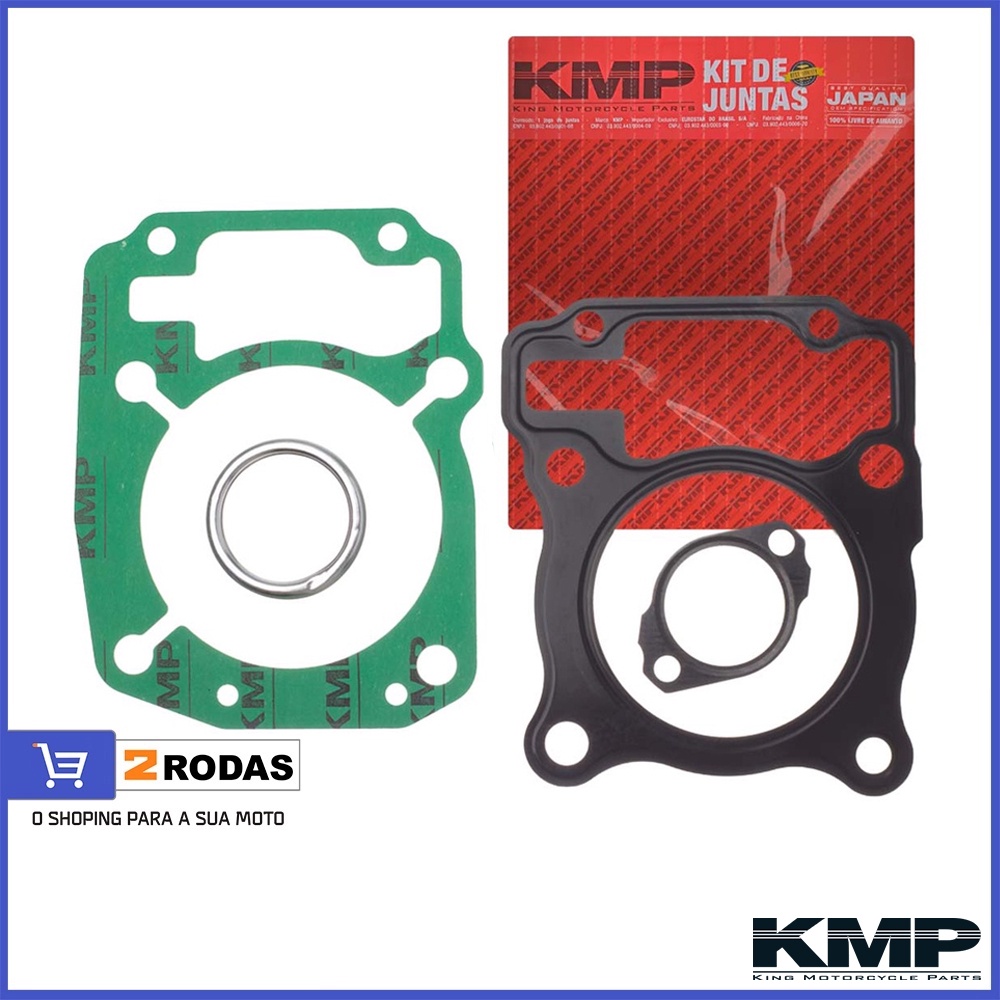 Junta Parcial Titan 150 Fan Bros 2004 2005 2008 2009 2010 2012 2013 2014 2015 P/ 190CC (Kit A) - KMP