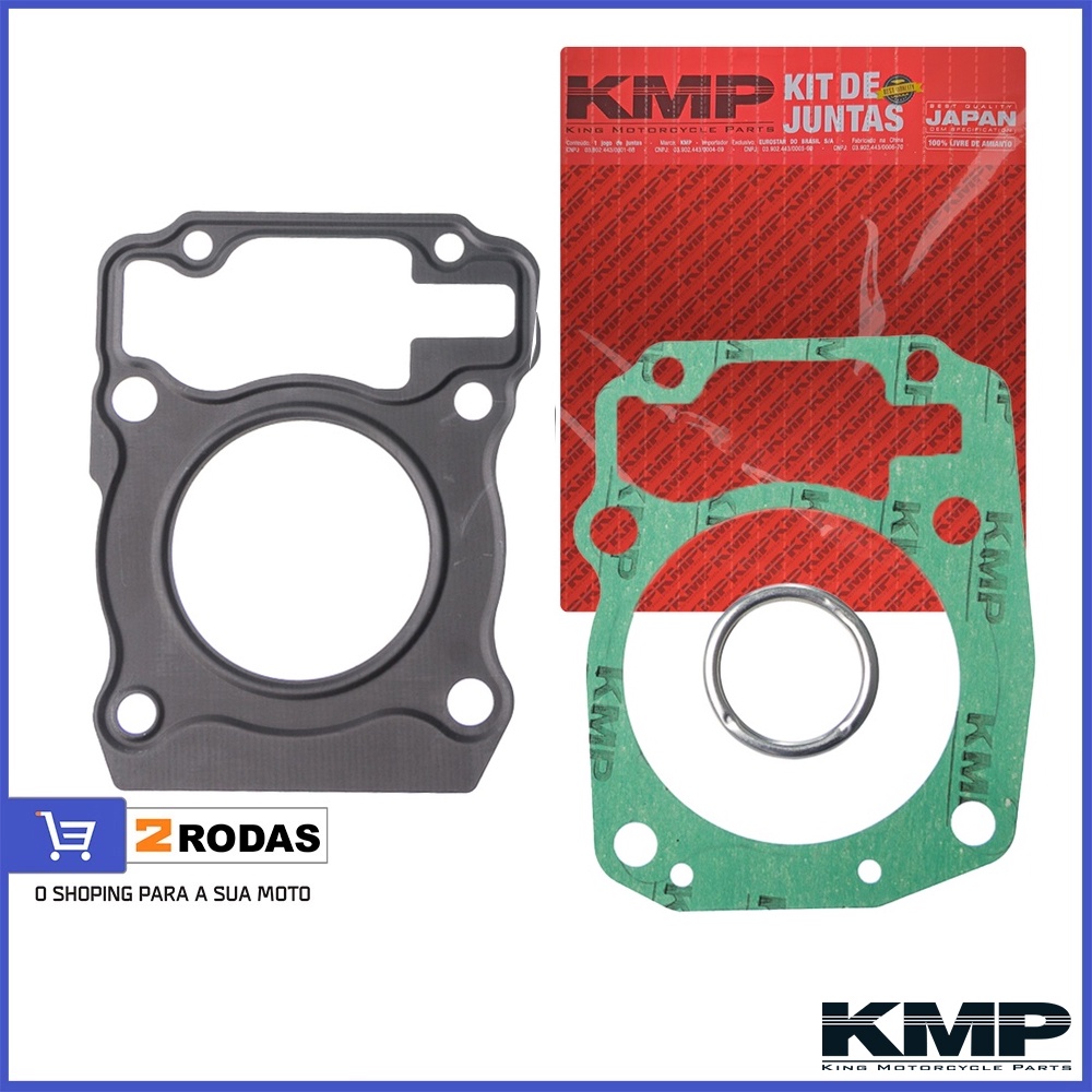 Junta Parcial Titan 150 Fan Bros 2004 2005 2008 2009 2010 2012 2013 2014 2015 (Kit A) - KMP