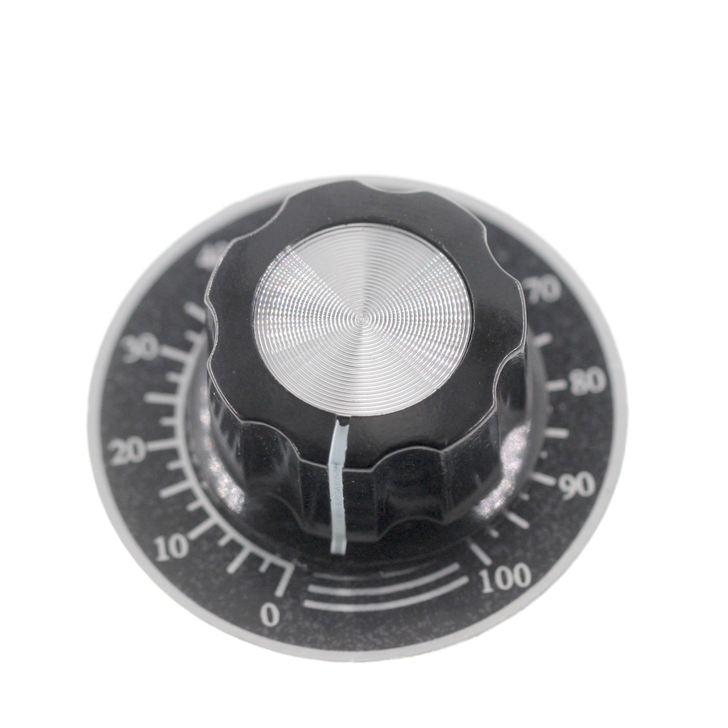 5 X Conjunto Knob Mf-a03 + Disco De Escala - 0 A100