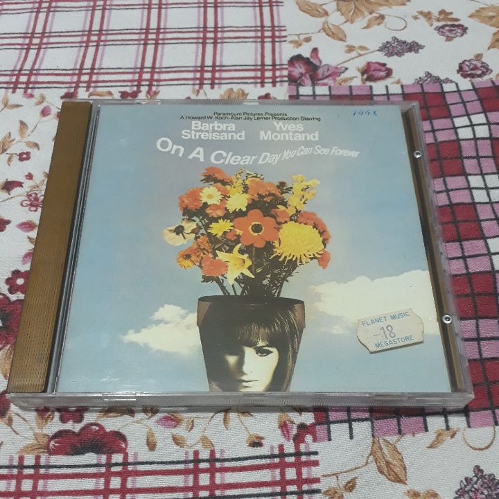 Barbra Streisand yves montand cd on a clear day you can see forever trilha sonora filme