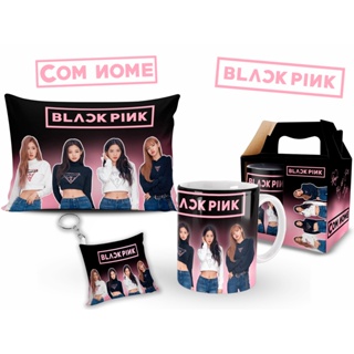 Caneca Black Pink com Kit Personalizada com Nome + Caixinha em Oferta na Shopee