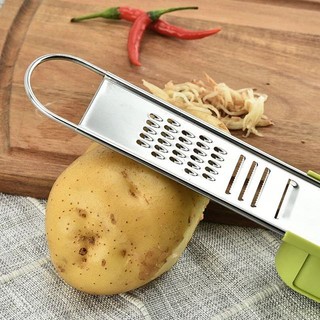 Ralador E Fatiador De Alho verduras legumes queijo 21,5cm Aço Inox!