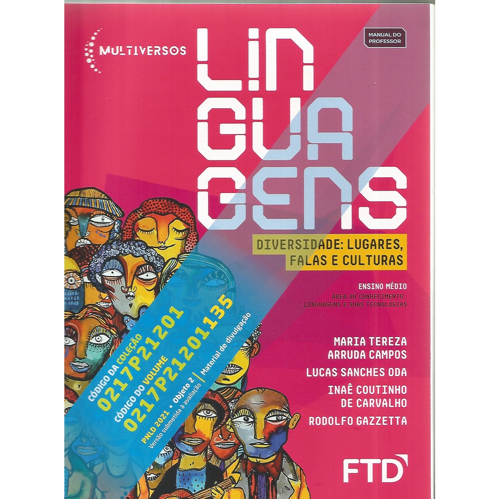 Livro: Linguagens - Diversidade: Lugares, Falas e Culturas ( manual do professor )
