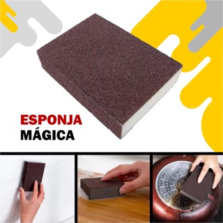 Esponja Mágica Limpeza Pesada Panela Inox Remoção Ferrugem Clink