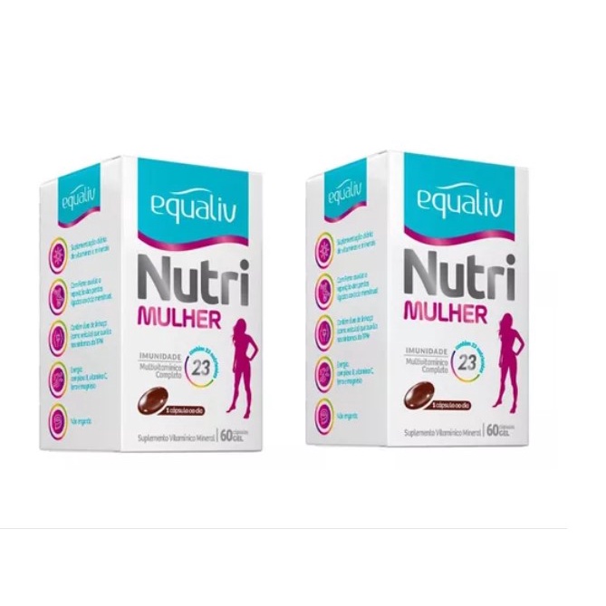 NUTRI MULHER EQUALIV Kit (2x60 CÁPSULAS GEL)