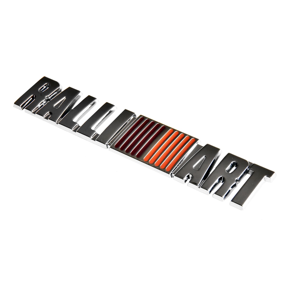 Emblema Ralliart Prata Acessórios Mitsubishi Lancer Asx Pajero 3000GT Airtrek Eclipse L200 Triton Outlander Pajero Sport TR4