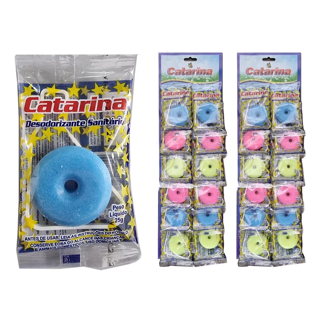 Cartela 12 Pedra Sanitária 25g Cheirinho Vaso Sanitário Privada Cheirinho Descarga
