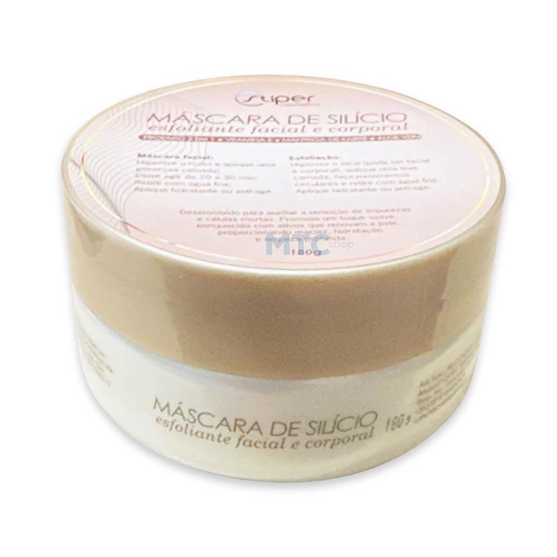 Máscara esfoliante facial e corporal stiper com micro cristais de silício