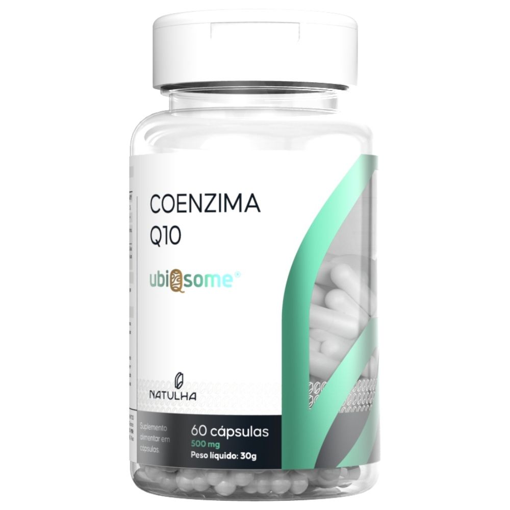 Coenzima Q10 100mg UbiQsome® (Ubiquinona) 60 Cápsulas - Natulha